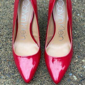 CALVIN KLEIN Red Pumps ❤️